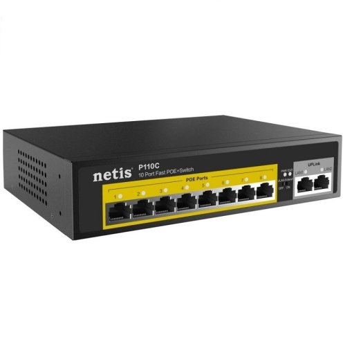 Коммутатор P110C 10xFE (8xPoE), 120Вт Фото №2