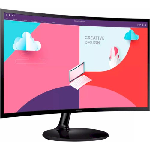 Монітор S27C360E D-Sub, HDMI, VA, 75Hz, 4ms, CURVED Фото №2 Монітор S27C360E D-Sub, HDMI, VA, 75Hz, 4ms, CURVED Фото №2