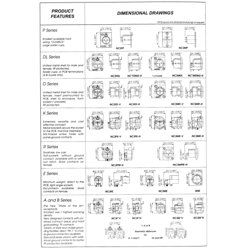 Панельний роз'єм XLR NC4MAH Фото №7 Панельний роз'єм XLR NC4MAH Фото №7