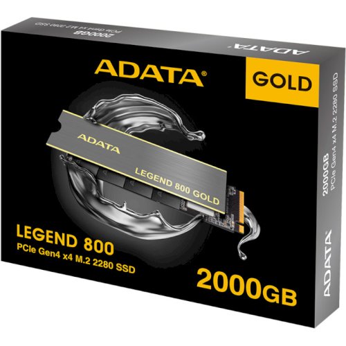 SSD накопичувач M.2 2TB PCIe 4.0 XPG LEGEND 800 GOLD Фото №7
