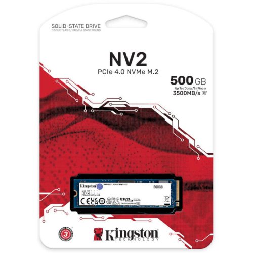 SSD накопитель M.2  500GB PCIe 4.0 NV2 Фото №3
