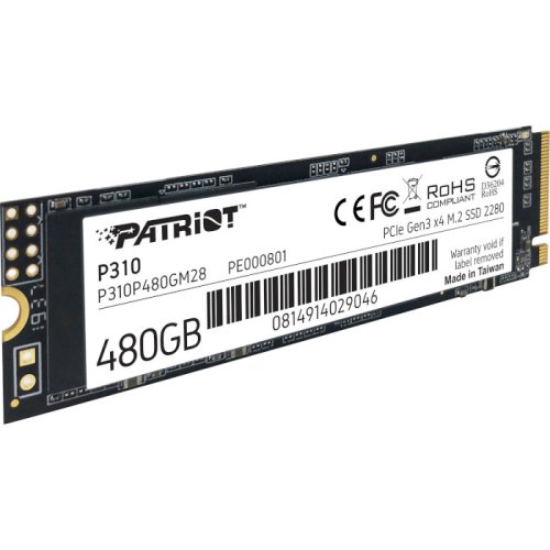 SSD накопитель M.2  480GB PCIe 3.0 P310 Фото №4