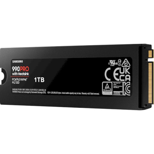 SSD накопитель 990 Pro w/heatsink 1TB M.2 NVMe Фото №3