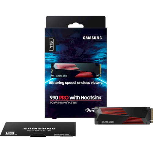 SSD накопитель 990 Pro w/heatsink 1TB M.2 NVMe Фото №10