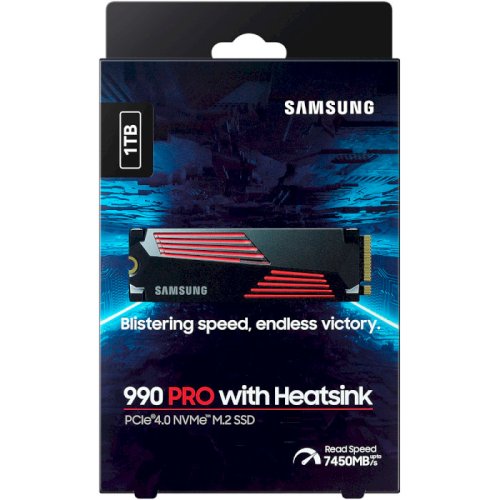 SSD накопитель 990 Pro w/heatsink 1TB M.2 NVMe Фото №7