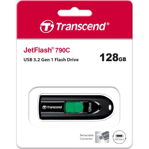 Накопитель JetFlash 790C 128GB Black Фото №7