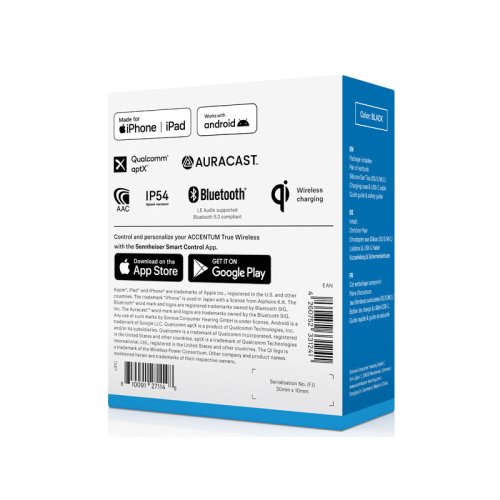 Наушники ACCENTUM True Wireless Black Фото №9