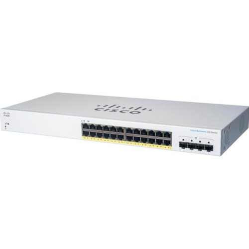 Комутатор CBS220 24хGE, 4x1G SFP, Smart Фото №2