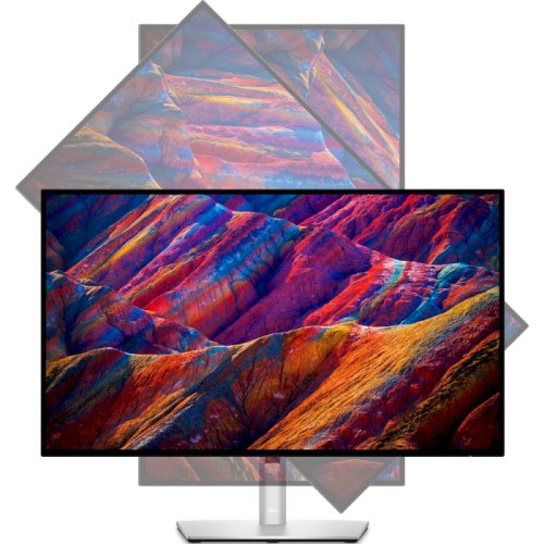 Монитор 27" U2723QE HDMI, DP, USB-C, RJ-45, IPS, 3840x2160, sRGB 100%, Pivot Фото №7 Монитор 27" U2723QE HDMI, DP, USB-C, RJ-45, IPS, 3840x2160, sRGB 100%, Pivot Фото №7