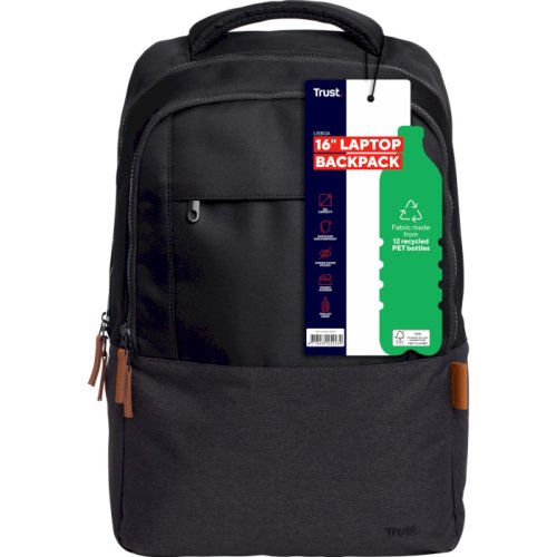 Рюкзак для ноутбука Lisboa 16" Black Фото №9 Рюкзак для ноутбука Lisboa 16" Black Фото №9