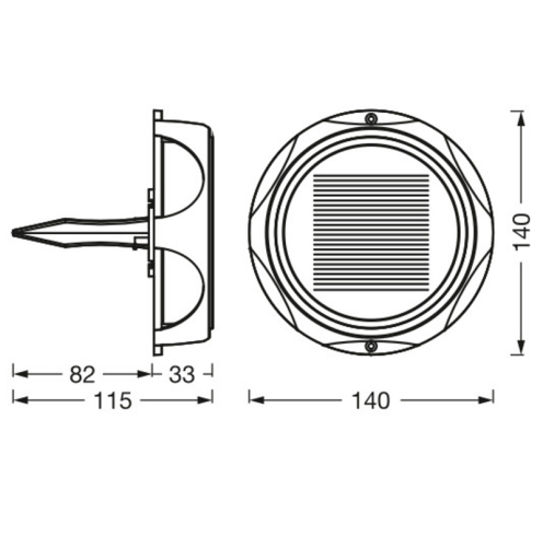Светильник LED 1.2Вт 3000K 60Лм Endura Style Squaere Solar Utili Фото №4 Светильник LED 1.2Вт 3000K 60Лм Endura Style Squaere Solar Utili Фото №4