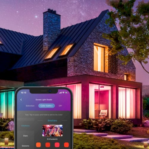 Светодиодная лента H6154 LED Strip Lights, 15м, RGB, WI-FI/Bluetooth Фото №8