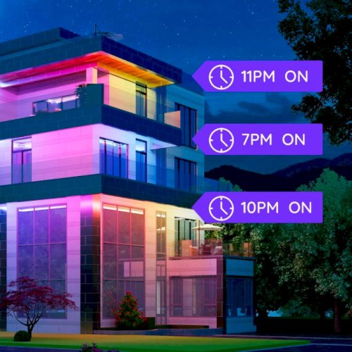 Светодиодная лента H6172 Phantasy Outdoor LED RGBIC Strip Lights 10м Фото №9