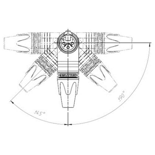 Кутовий XLR роз'єм NC3MRC Фото №5
