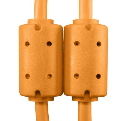 Готовий кабель Ultimate Audio Cable USB 2.0 AB Orange Straight 1m Фото №3