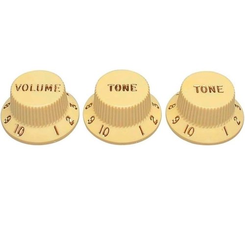 Ручка потенциометра STRATOCASTER KNOBS AGED WHITE Фото №2
