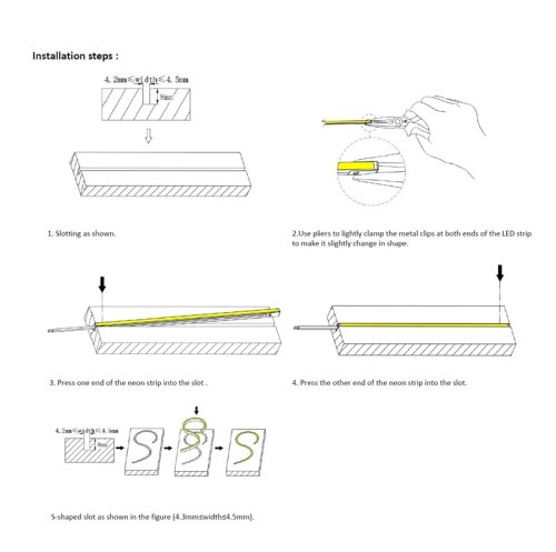 Світлодіодний LED гнучкий неон 4x10, IP68, 12V, Series "LT", Нейтральний-Білий, PRO Фото №2 Світлодіодний LED гнучкий неон 4x10, IP68, 12V, Series "LT", Нейтральний-Білий, PRO Фото №2