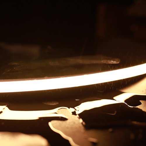 Светодиодный LED гибкий неон 10x10, IP68, 12V, Series "ST", Тепло-Белый, PRO Фото №3