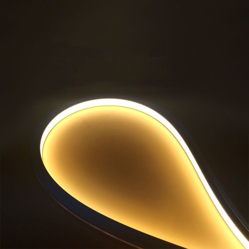 Светодиодный LED гибкий неон 10x10, IP68, 12V, Series "ST", Тепло-Белый, PRO Фото №5