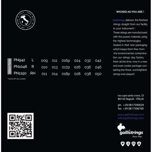 Струни для електрогітари PN942 LIGHT Фото №3