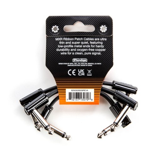 Кабель MXR 3 INCH RIBBON PATCH CABLE - 3 PACK Фото №2