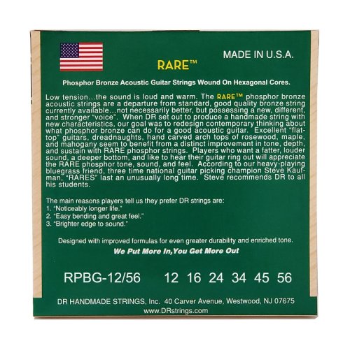 Струны для акустических гитар Strings RARE Acoustic Phosphor Bronze - Bluegrass (12-56) Фото №3 Струны для акустических гитар Strings RARE Acoustic Phosphor Bronze - Bluegrass (12-56) Фото №3