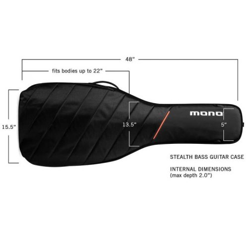 Чехол для бас-гитары M80-STEB-BLK Фото №5