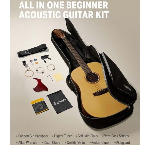 Гитарный набор Acoustic Guitar 41 Inch Full-size EC983 Фото №4