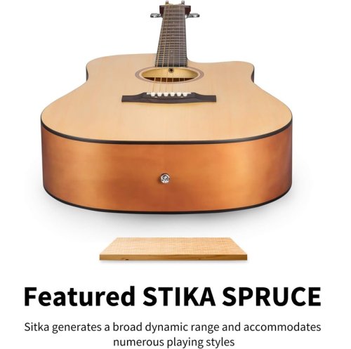 Гитарный набор EC1250 DAD-140C 41 Inch Acoustic Guitar Фото №3