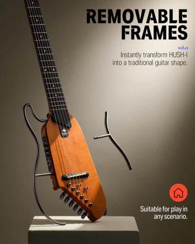 Гітарний набір EC1781 HUSH-Ⅰ Silent Guitar Mahogany Natural Фото №3