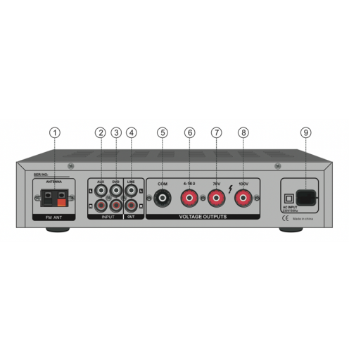 Акустический комплект MA302PB4B Фото №3