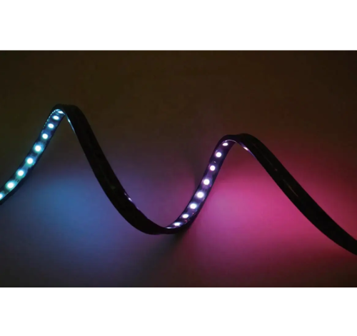 Светодиодная лента 24V; 5x13;Черный ; 5M; RGB FULL COLOR, PRO Фото №2