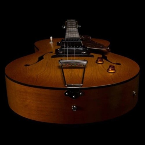 Напівакустична електрогітара 5th Avenue Jumbo P90 Harvest Gold Фото №9