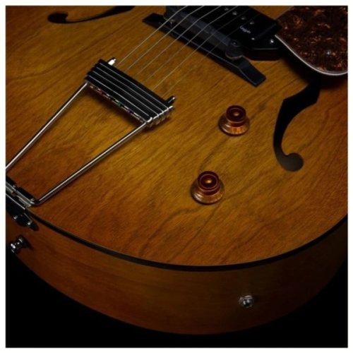 Напівакустична електрогітара 5th Avenue Jumbo P90 Harvest Gold Фото №5