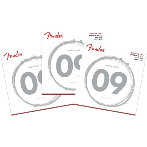 Струны для электрогитары ORIGINAL 150'S 009-.042 PURE NICKEL GUITAR STRINGS - 3 PACK Фото №2