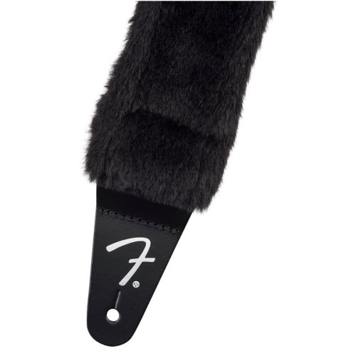 Ремень для гитары STRAP 2" POODLE PLUSH STRAP BLACK Фото №2