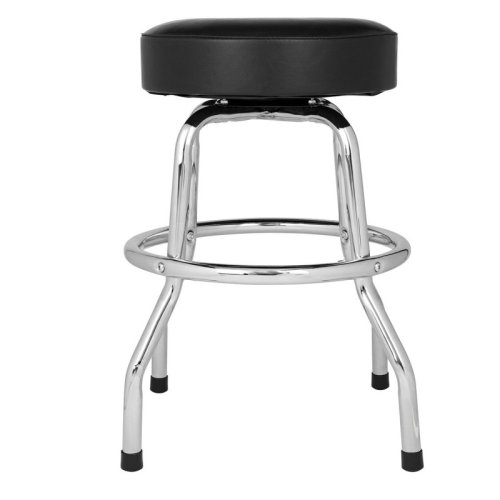 Стул 24" CUSTOM SHOP CHEVRON LOGO BARSTOOL, BLACK/CHROME Фото №3