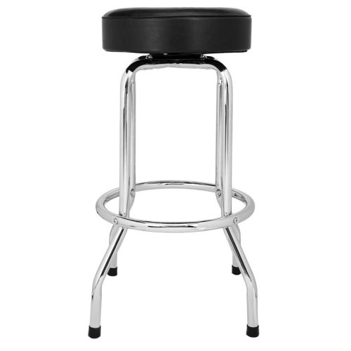 Стул 30" CUSTOM SHOP CHEVRON LOGO BARSTOOL, BLACK/CHROME Фото №3