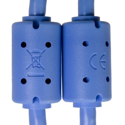 Готовий кабель Ultimate Cable USB 3.2 C-C Blue Straight 1,5m Фото №3
