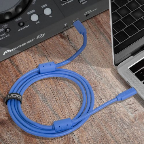 Готовий кабель Ultimate Cable USB 3.2 C-C Blue Straight 1,5m Фото №5