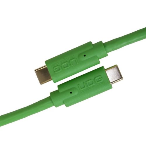 Готовий кабель Ultimate Cable USB 3.2 C-C Green Straight 1,5m Фото №2