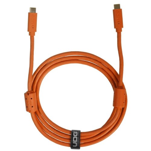 Готовий кабель Ultimate Cable USB 3.2 C-C Orange Straight 1,5m Фото №4
