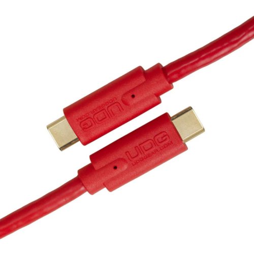 Готовий кабель Ultimate Cable USB 3.2 C-C Red Straight 1,5m Фото №2