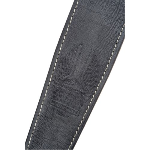 Ремінь для гітари STRAP 2" ROAD WORN BLACK Фото №2