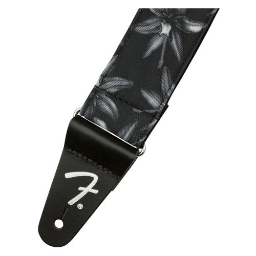 Ремінь для гітари STRAP 2" HAWAIIAN STRAPS BLACK FLORAL Фото №2