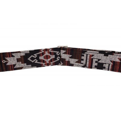 Ремінь для гітари STRAP 2" ZION AZTEC BLACK Фото №3