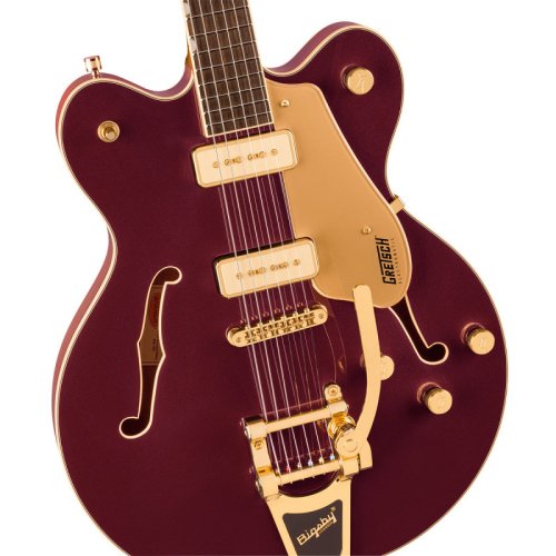 Полуакустическая электрогитара ELECTROMATIC PRISTINE LTD CENTER BLOCK DOUBLE-CUT WITH BIGSBY DARK CHERRY METALLIC Фото №4