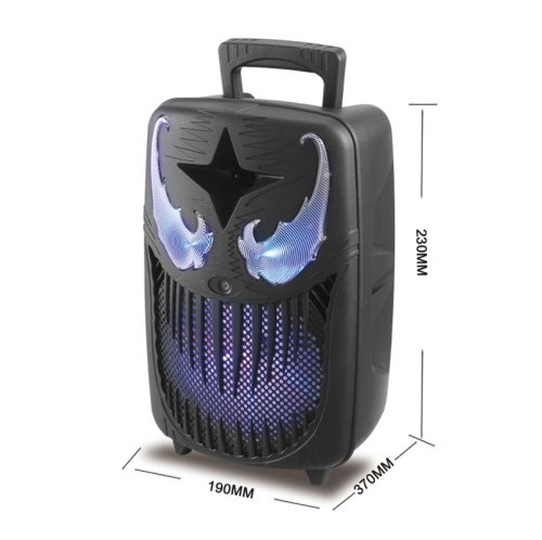 Автономная акустическая система VENOM  usb/mp3/fm/bt + Шнуровой микрофон Фото №3