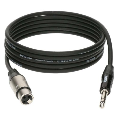 Готовый кабель GRG1FP01.5 GREYHOUND MICROPHONE CABLE FEMALE XLR BALANCED JACK 1.5 M Фото №3