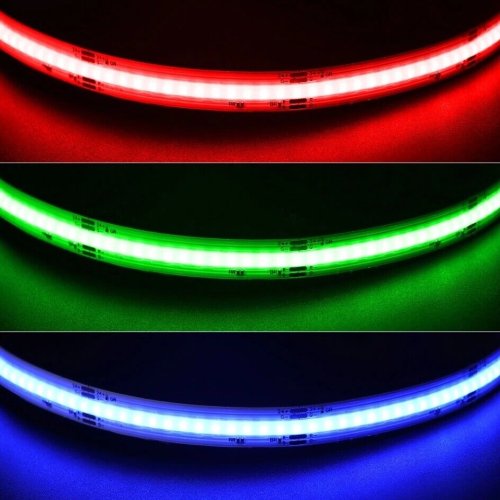 Светодиодная LED лента PROLUM™ 24V; IP20; СОВ; 576LED; Series "SG", RGB Фото №2